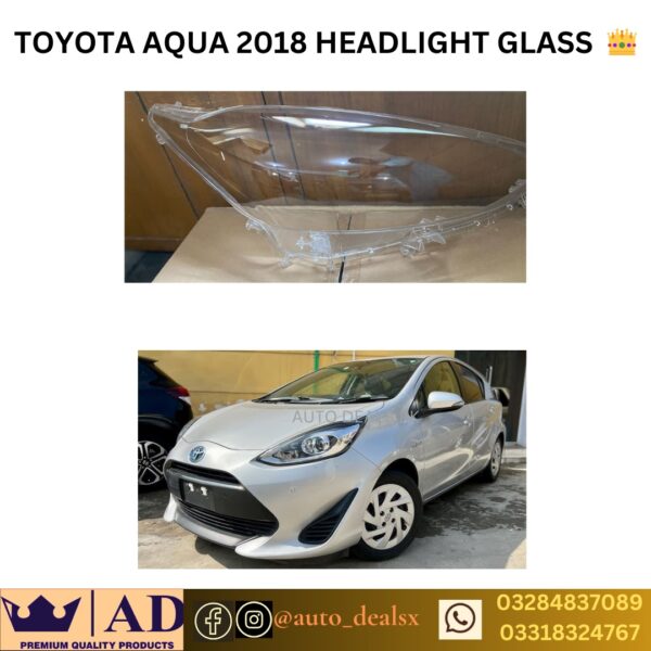 HEADLAMP LENS AQUA