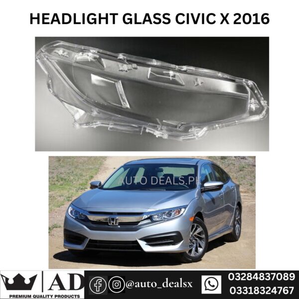 HEADLIGHT LENS CIVIC X
