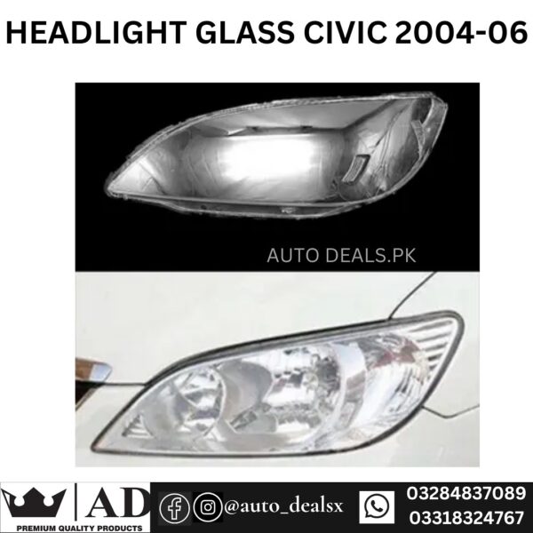 HEADLIGHT LENS CIVIC EAGLE EYE