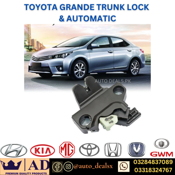 TRUNK LOCK COROLLA GRANDE AUTO