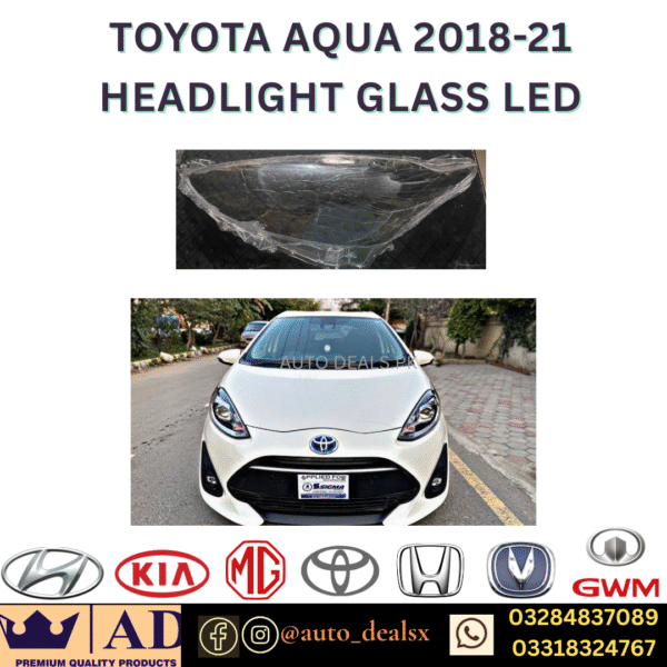 HEADLAMP LENS AQUA LED