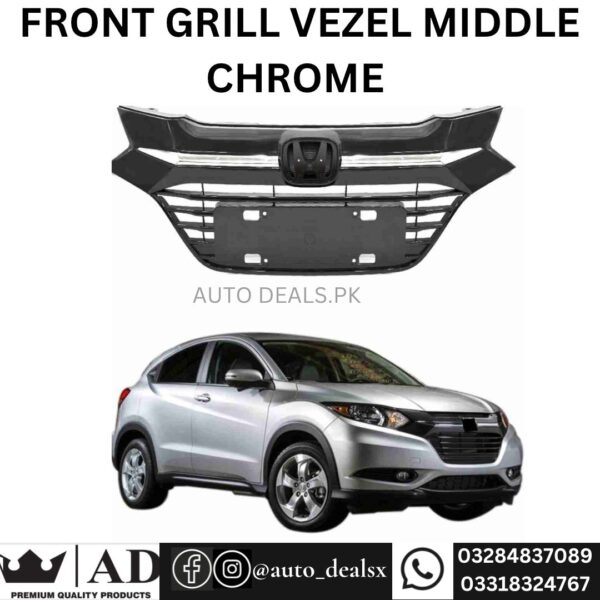 GRILL FRONT VEZEL CENTER CHROME