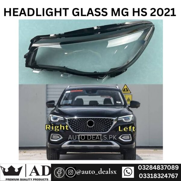 HEADLIGHT GLASS MG HS