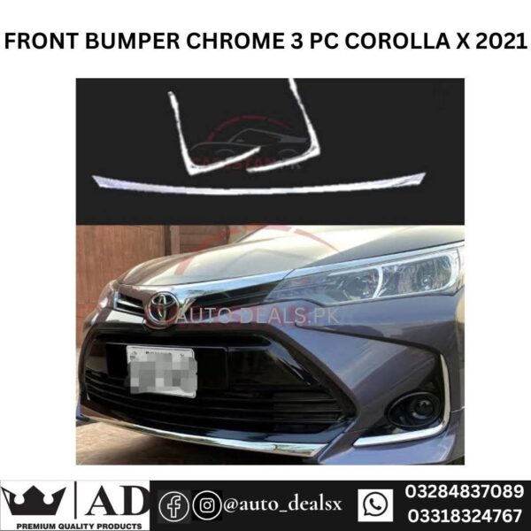 FRONT CHROME SET COROLLA X